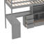 Lit mezzanine simple à 4 tiroirs avec bureau intégré Goran par Harriet Bee-1750507438