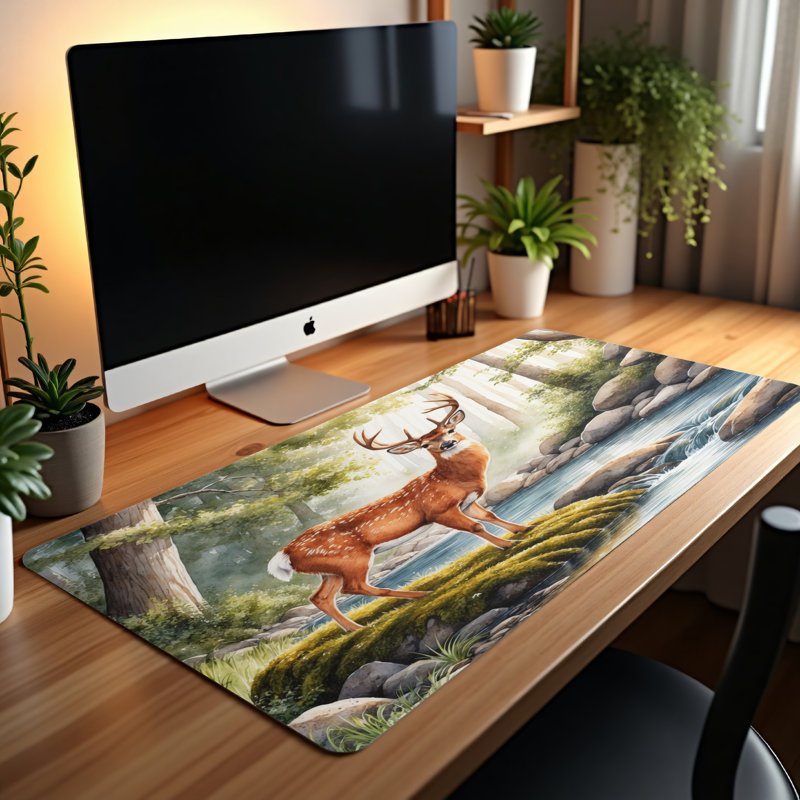 Polyester Desk Pad, 31.5x15.5