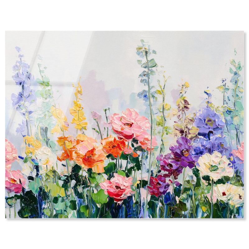 Paysage coloré en acrylique Summer Abundance II par Art Remedy, prêt à être accroché, H 20 po x l 24 po