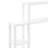 Belz 35" W 49" H Over Toilet Organizer With Side Shelving And Wall Mounted Bathroom Shelf