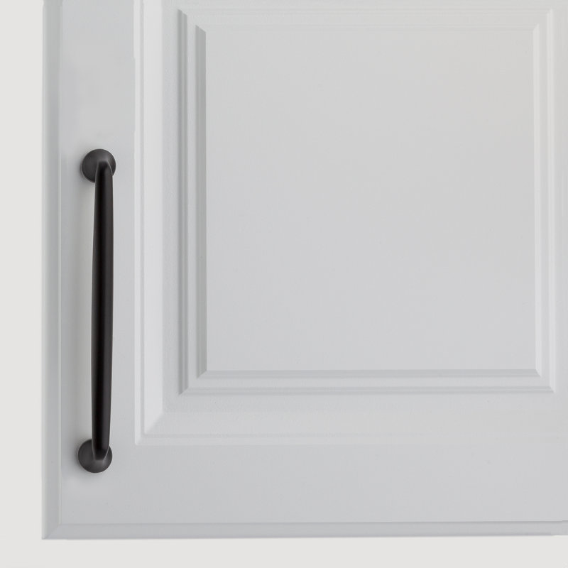 Mason 6-1/4" Center to Center Matte Black Bar Drawer Pull, 6.25", Matte Black