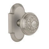 Cottage Plate with Egg & Dart Door Knob