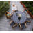 Aspect Round Metal Outdoor Dining Table , 56.7'' in. W 56.7'' in. D-70592230