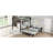 Full XL Over Full XL Metal Bunk Bed With Raised Security Fence, Versatile And Space-Efficient For Growing Families-105491197-105491187