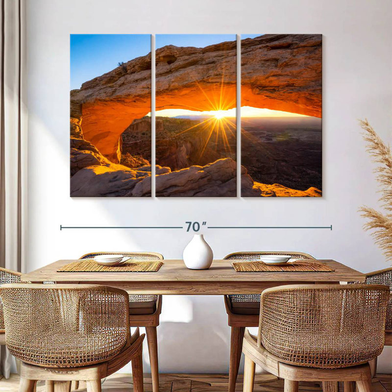 Lever du soleil au parc national de Canyonlands, H 42 po x l 65 po