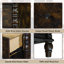 Armoire de rangement à 4 tiroirs en bois de pin antique brun rustique antique-693024967