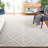 Vermont Hand Woven Wool Damask Rug-301548995