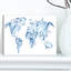 « world map water splash », impression-35124472-35124473
