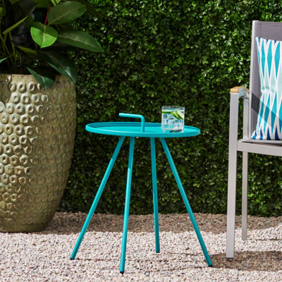 Table d'appoint en acier Rison