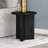 Anders 20" Wide Round Side Table in Black Grain-1663181617