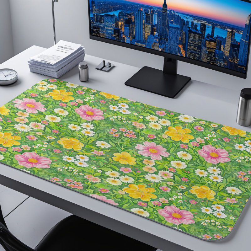 Polyester Desk Pad, 23.6x13.8