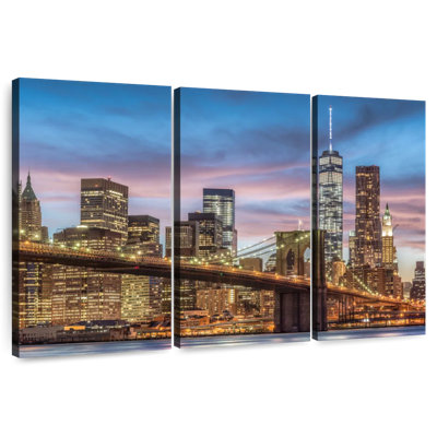 Lilie Brooklyn Bridge Skyline