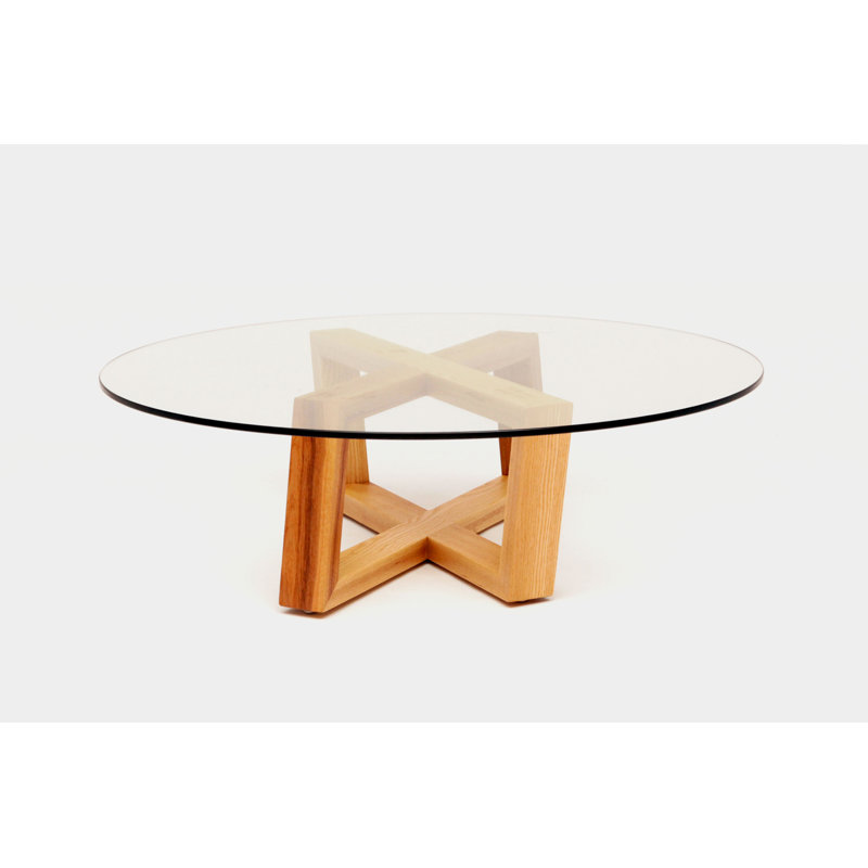 Focal Coffee Table, Ash, 14" H x 32" L x 60" W