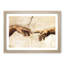 Creation of Adam Hands by Michelangelo - Framed Print-62749833-62749834