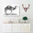 Arabian Camel In Black And White by George Shaw - Wrapped Canvas Print-55367620