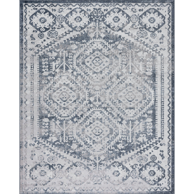 Tapis bleu Faba, Rectangulaire 2 pi x 3 pi