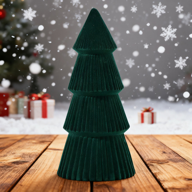 Ornements d'arbre de Noël en résine pulvérisée, L 25 pi