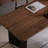 Durable Walnut Solid Wood Rectangular Desk-888464874