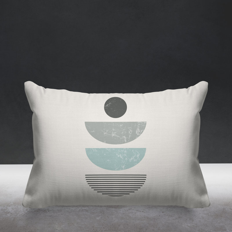 Coussin intérieur / extérieur Carmen Boho, gris