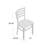 Lima Ladderback Metal Dining Chair