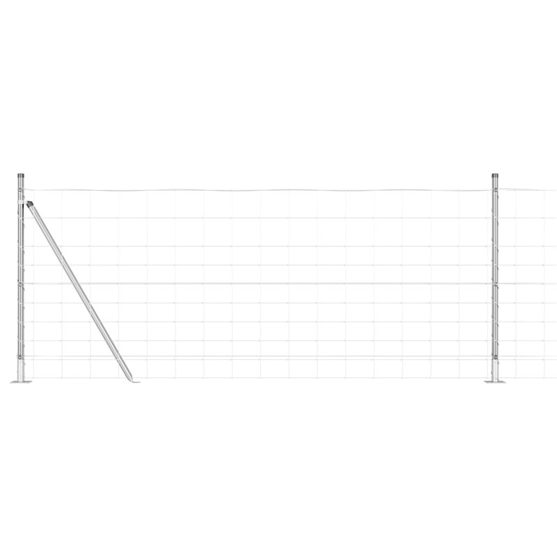 Field Fence Galvanised Steel, 100cm H x 2500cm W