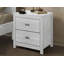 Cadre de lit en bois massif robuste avec 2 tables de chevet Albany-100150068-100150074