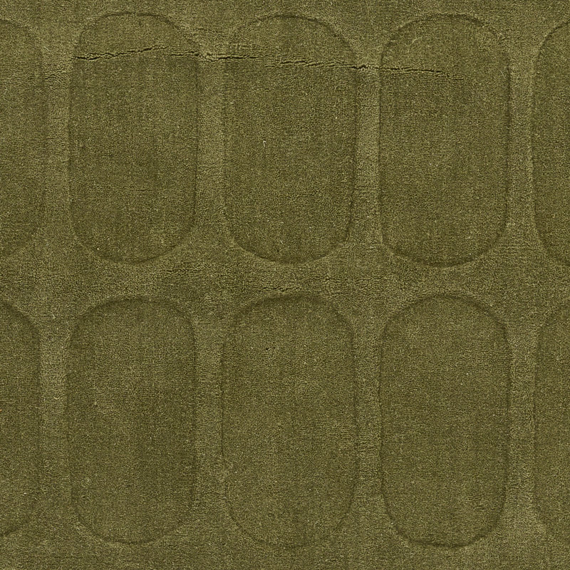 Tapis de couloir vert en laine tissé à la main Thando 2 pi 3 po x 8 pi, Tapis de couloir 2 pi 3 po x 8 pi