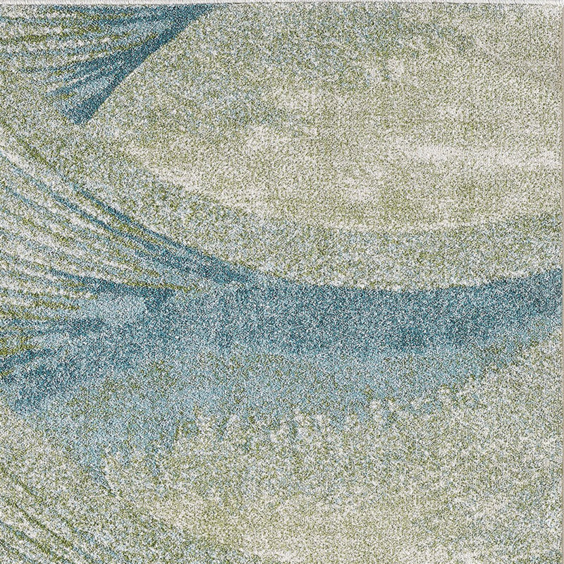 Kohrs Abstract Indoor Rug, Rectangle 10'2" x 13'2", Ocean