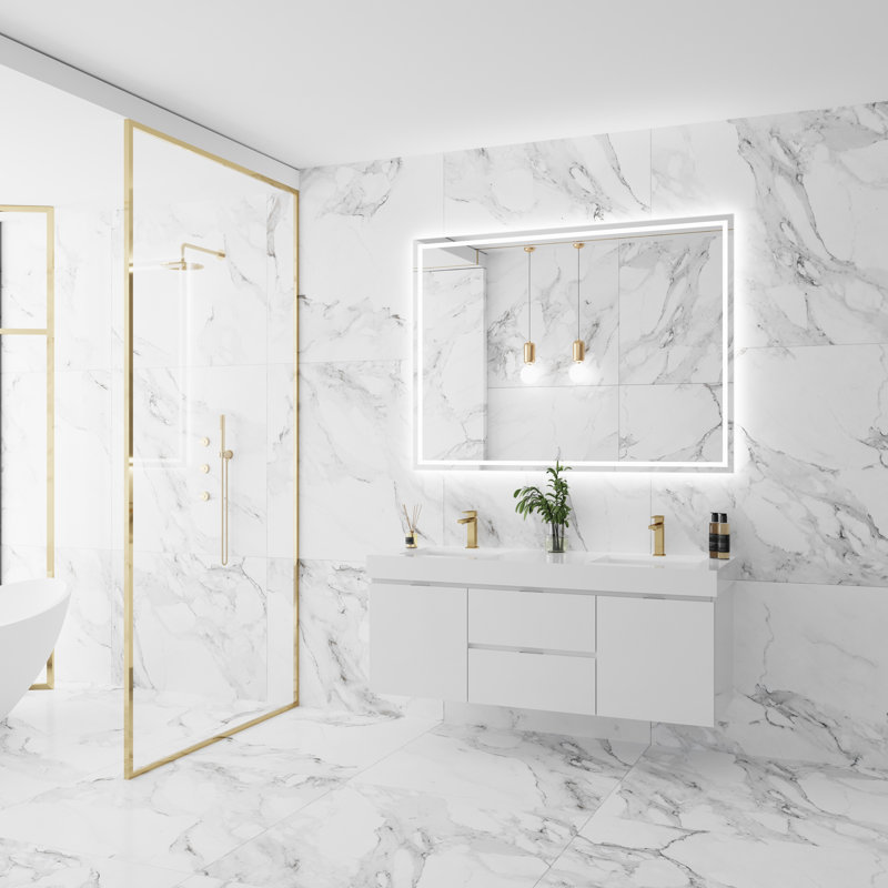 Meuble-lavabo double 60 po