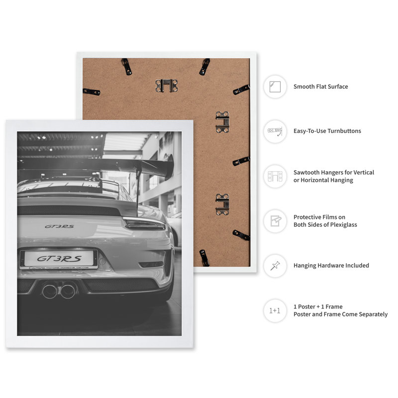 Voiture de luxe n ° 1, Affiche, Encadrement blanc, 16"H x 20"W
