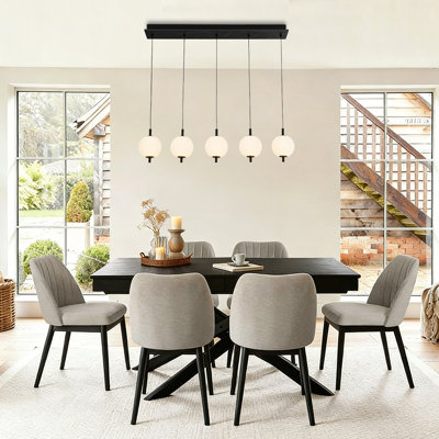 Luminaire suspendu à 5 lumières pour îlot de cuisine