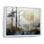 White Floater Framed
