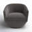 Elexi Upholstered Swivel Barrel Chair-2135974921