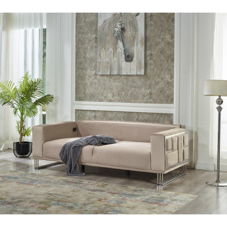 Eseene LLC Puzzile 87'' Upholstered Sofa | Wayfair