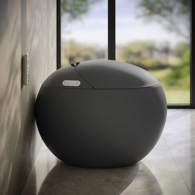 Toilette 1 pièce Plaisir Smart, Gris mat