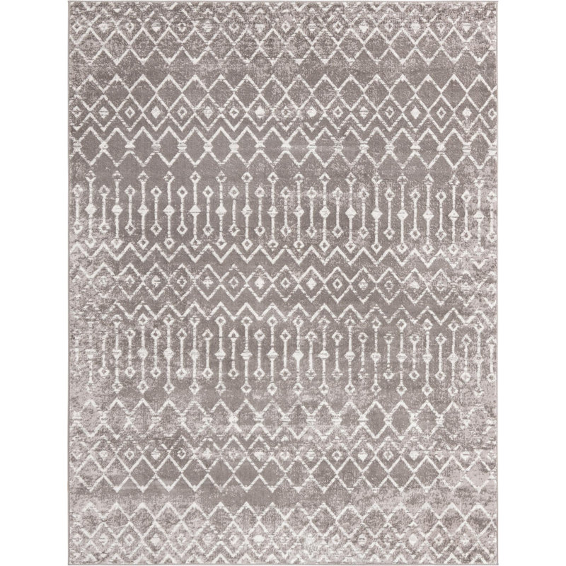 Amrjeet Geometric Indoor Rug, Rectangle 6' x 9'