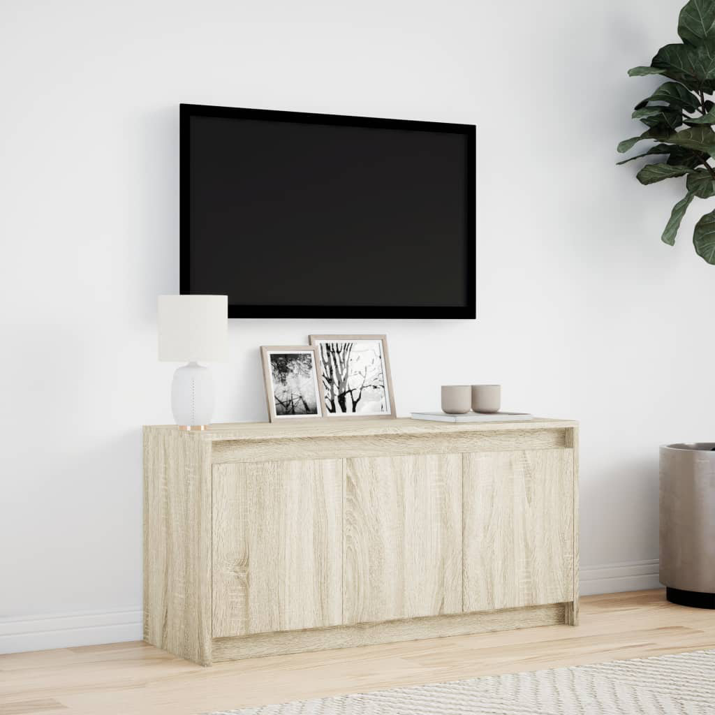 Vidaxl TV-Ständer mit LED-Beleuchtung, 100 x 34 x 50 cm