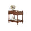 Mobile sideboard storage rack