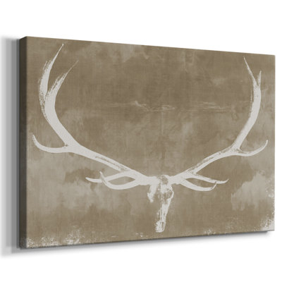 Western Skull-Gallery Wrapped Canvas