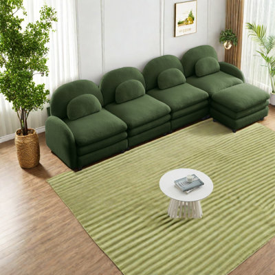 Canapé modulaire moderne 4 places Teddy Cloud Comfort, Teddy