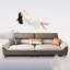 Canapé modulaire kaki en polyester-1002568402