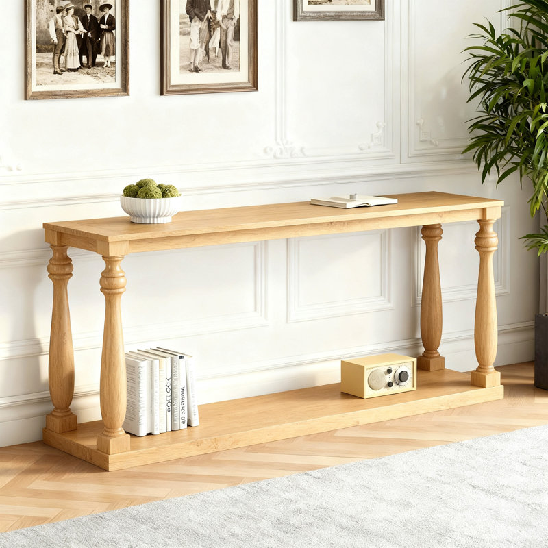 Console Modern Modern Elegant, Bois naturel