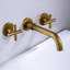 Robinet de lavabo mural avec drain escamotable (sans trop-plein)-110359099