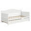 Lit de jour simple en bois avec lit gigogne, canapé-lit pour le salon de la chambre à coucher-313816855