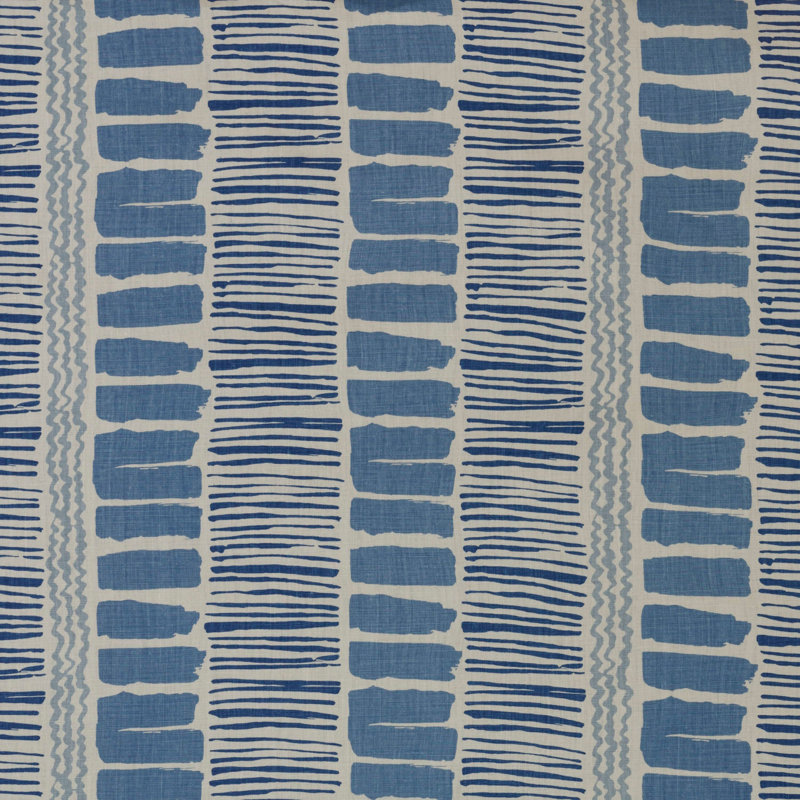 Saltaire Linen Fabric, Blue