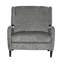 Fauteuil inclinable surdimensionné en tissu texturé, fauteuil inclinable confortable pour le salon-1388425484