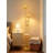 Dimmable Floor Lamp With Shelf, 63-Inch Mid-Century Modern Standing Lamp With 3 Rattan Shades, 3000K Warm White G9 Bulbs Included, Candle Holder Design For Living Room And Bedroom