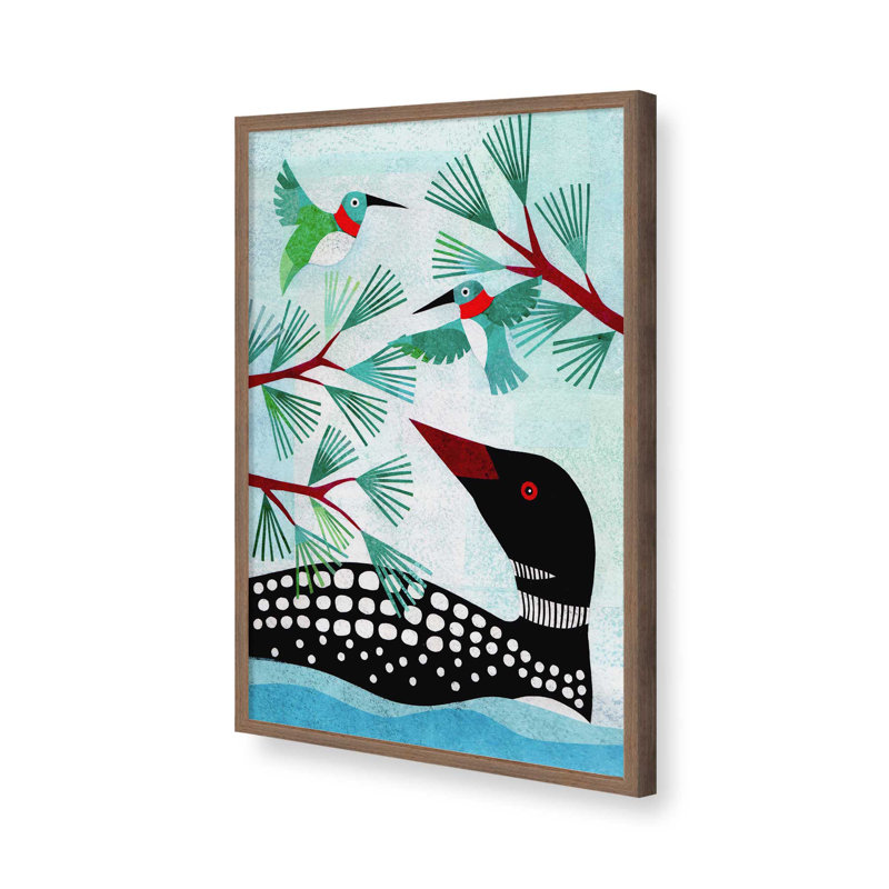 Reproduction d'art «Wilderness Collage x16» par Kim Conway, H 12 po x l 8 po, Impression sur cadre ouvert sans papier mat