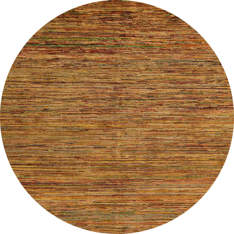 Tapis abstrait moderne 5289, Rond 7 pi