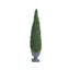 Topiaire de buisson artificiel avec urne-9507869